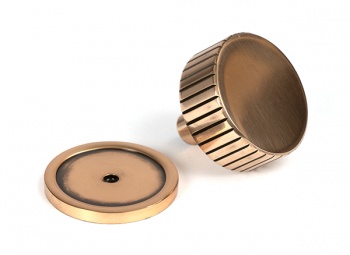 Polished Bronze Judd Cabinet Knob - 38mm (Plain)