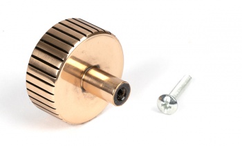 Polished Bronze Judd Cabinet Knob - 38mm (No rose)