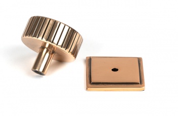 Polished Bronze Judd Cabinet Knob - 38mm (Square)