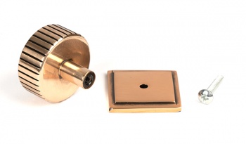 Polished Bronze Judd Cabinet Knob - 38mm (Square)