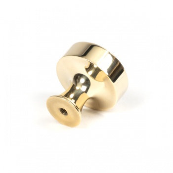 Polished Brass Scully Cabinet Knob - 32mm