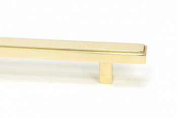 Polished Brass Scully Pull Handle - Small