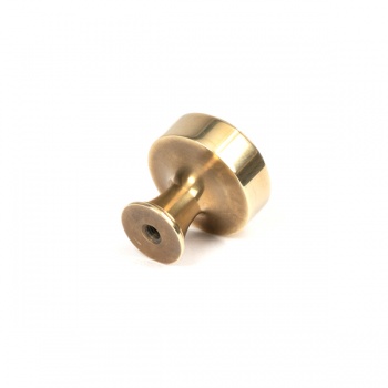 Aged Brass Scully Cabinet Knob - 25mm