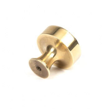 Aged Brass Scully Cabinet Knob - 32mm