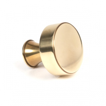 Aged Brass Scully Cabinet Knob - 38mm