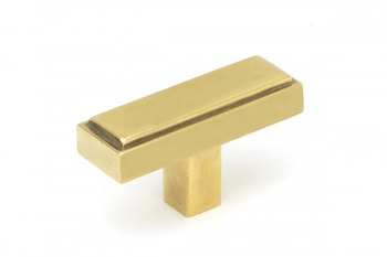 Aged Brass Scully T-Bar