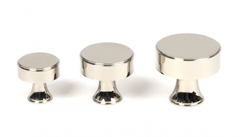 Polished Nickel Scully Cabinet Knob - 32mm