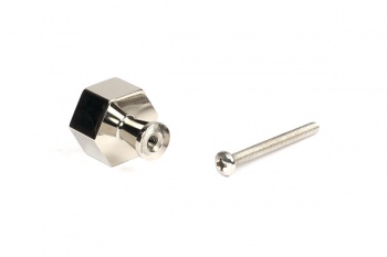 Polished Nickel Kahlo Cabinet Knob - 25mm