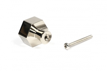 Polished Nickel Kahlo Cabinet Knob - 32mm