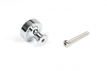 Polished Chrome Scully Cabinet Knob - 25mm