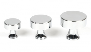 Polished Chrome Scully Cabinet Knob - 25mm