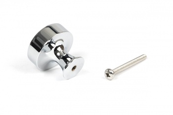 Polished Chrome Scully Cabinet Knob - 32mm