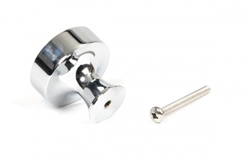 Polished Chrome Scully Cabinet Knob - 38mm