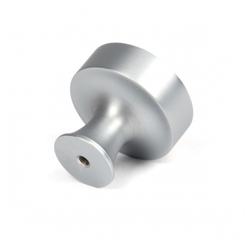 Satin Chrome Scully Cabinet Knob - 38mm