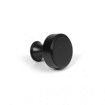 Matt Black Scully Cabinet Knob - 25mm