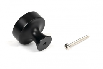 Matt Black Scully Cabinet Knob - 38mm