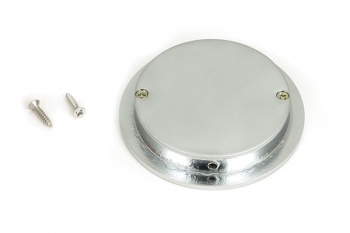 Satin Chrome 75mm Plain Round Pull