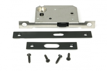 Matt Black 50mm Sliding Door Lock