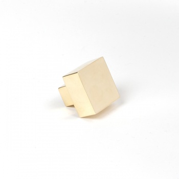 Polished Brass Albers Cabinet Knob - 25mm