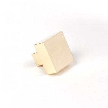 Polished Brass Albers Cabinet Knob - 30mm