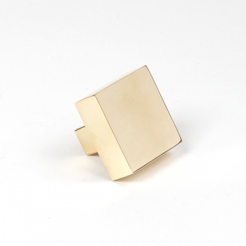 Polished Brass Albers Cabinet Knob - 35mm