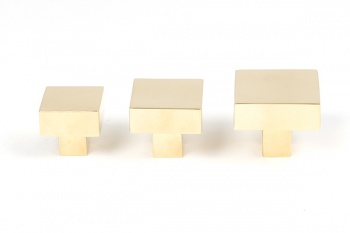 Polished Brass Albers Cabinet Knob - 35mm