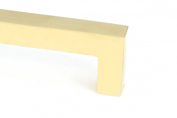 Polished Brass Albers Pull Handle - Medium