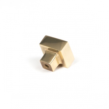 Aged Brass Albers Cabinet Knob - 25mm