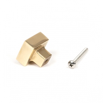 Aged Brass Albers Cabinet Knob - 25mm