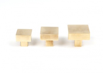 Aged Brass Albers Cabinet Knob - 25mm