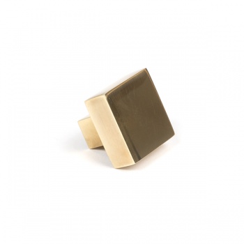 Aged Brass Albers Cabinet Knob - 30mm