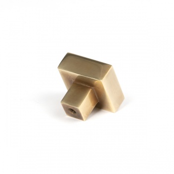 Aged Brass Albers Cabinet Knob - 30mm