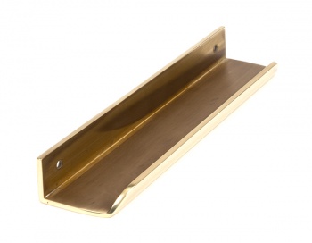 Aged Brass 200mm Moore Edge Pull