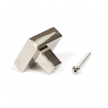 Polished Nickel Albers Cabinet Knob - 35mm