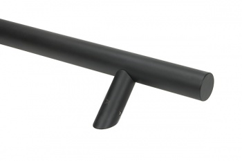 Matt Black (316) 0.6m Offset T Bar Handle Secret Fix 32mm ÿ