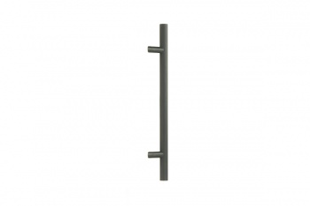 Matt Black (316) 0.6m Offset T Bar Handle Bolt Fix 32mm ÿ