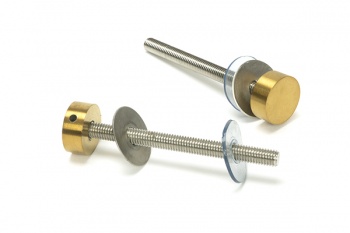 Aged Brass (316) 0.9m T Bar Handle Bolt Fix 32mm ÿ