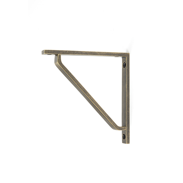 Burnished Brass Barton Shelf Bracket (150mm x 150mm)