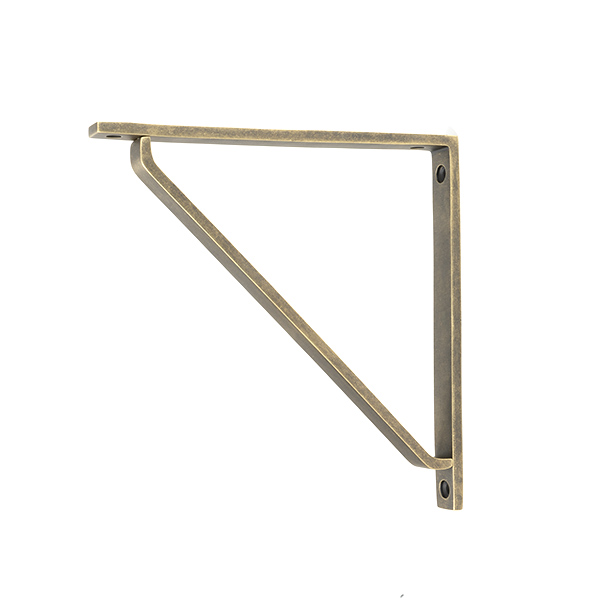 Burnished Brass Barton Shelf Bracket (200mm x 200mm)