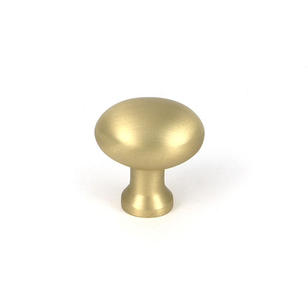 Satin Brass Moore Cabinet Knob - 25mm