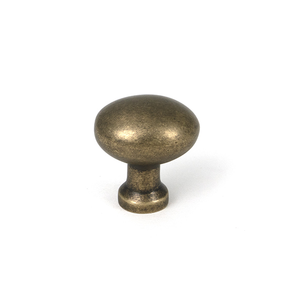 Burnished Brass Moore Cabinet Knob - 25mm