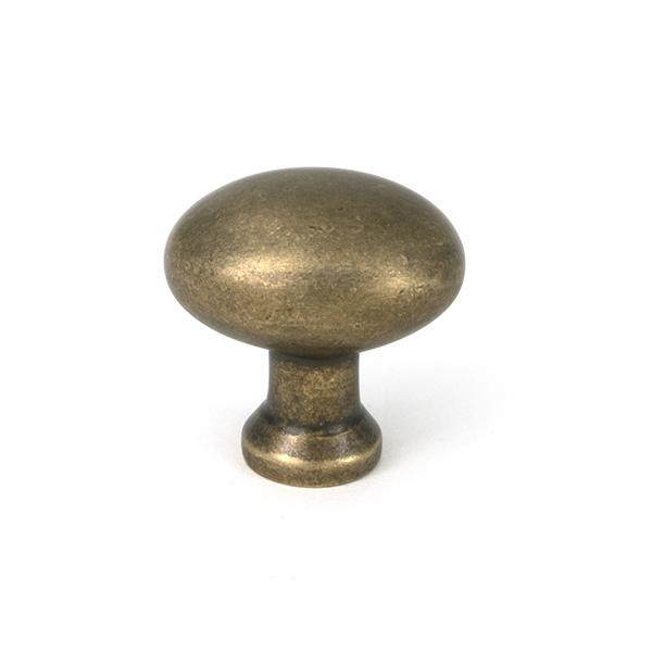 Burnished Brass Moore Cabinet Knob - 32mm