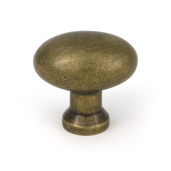 Burnished Brass Moore Cabinet Knob - 38mm