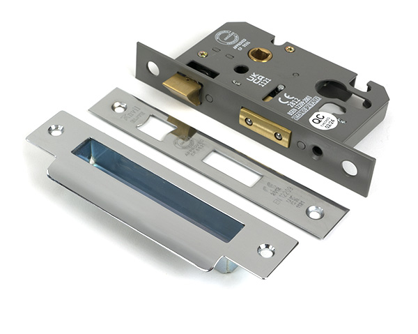 Polished SS 2.5'' Euro Profile Sash Lock