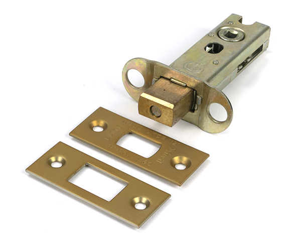 Satin Brass 3'' Heavy Duty Tubular Deadbolt