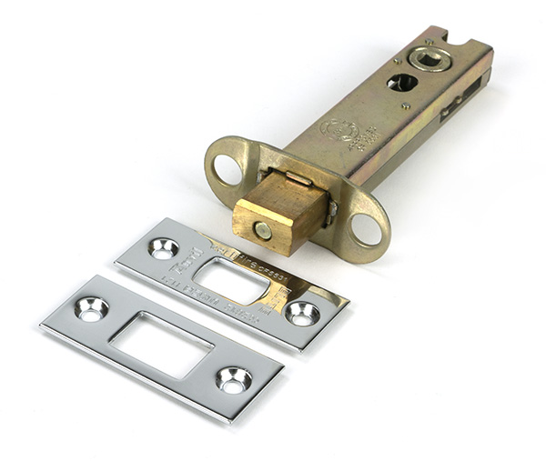 Polished Chrome 4'' Heavy Duty Tubular Deadbolt