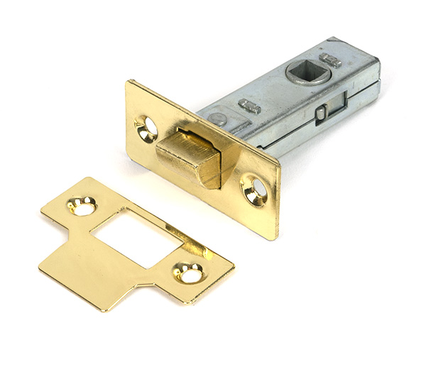 Polished Brass 2.5'' Tubular Mortice Latch