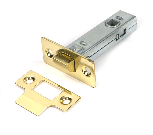 Polished Brass 3'' Tubular Mortice Latch