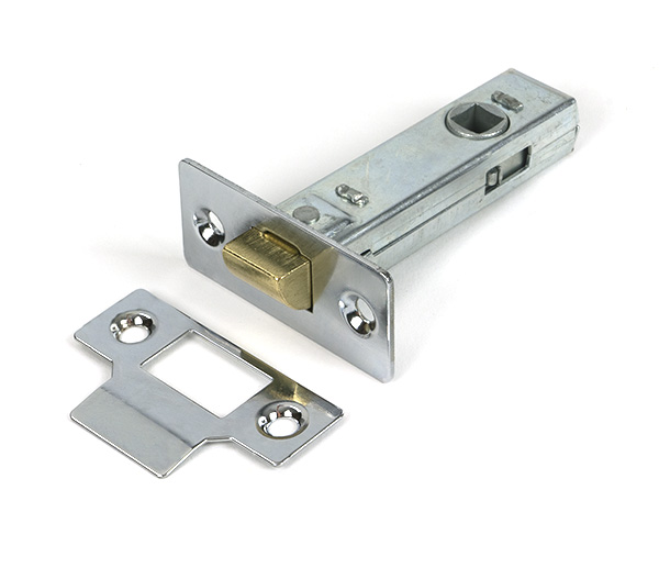 Polished Chrome 3'' Tubular Mortice Latch