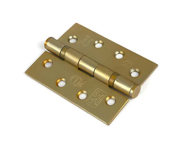 Satin Brass 4'' Ball Bearing Butt Hinge (Pair) ss